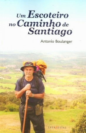 Capa do livro "Um Escoteiro no  Caminho de Santiago"