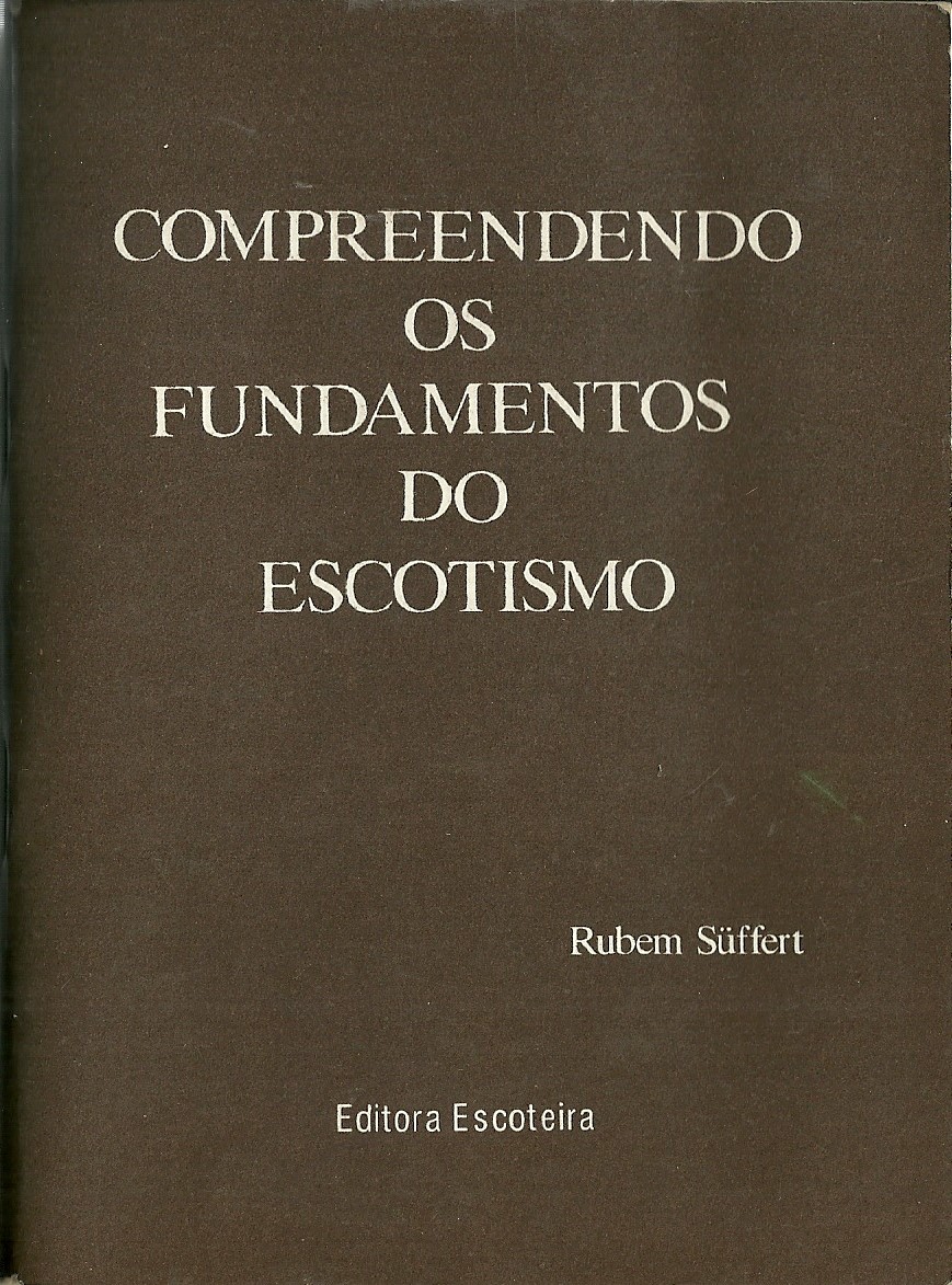 capa da 1ª edição do livro: Compreendendo os Fundamentos do Escotismo por Rubem Suffert