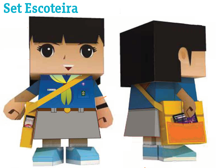 Papercraft Escoteira