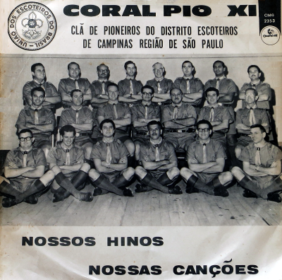 Capa do LP do Coral Pio XI, gravado em 1965