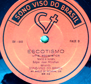 Selo do lado B do LP "Escotismo uma Esperança", gravado em 1982
