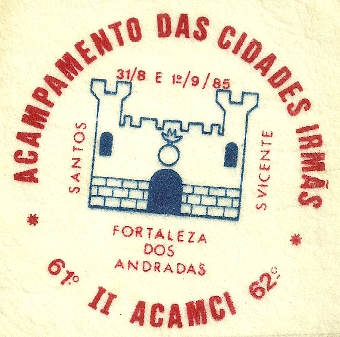 Acampamento de 1985 das Cidades Irmãs (Santos e São Vicente/SP)