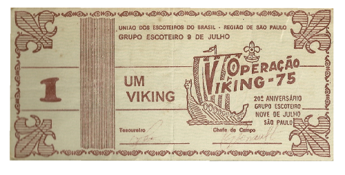 uma nota de 1 Viking