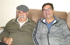 Aparecido Lopes de Castro e Paulo Cabello em agosto de 2018